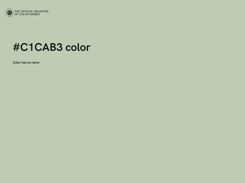 #C1CAB3 color image