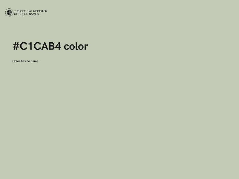 #C1CAB4 color image