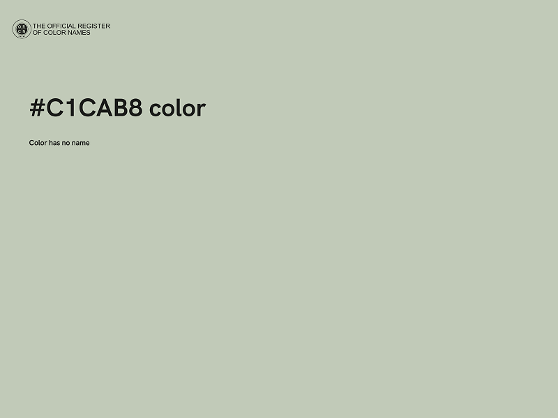 #C1CAB8 color image