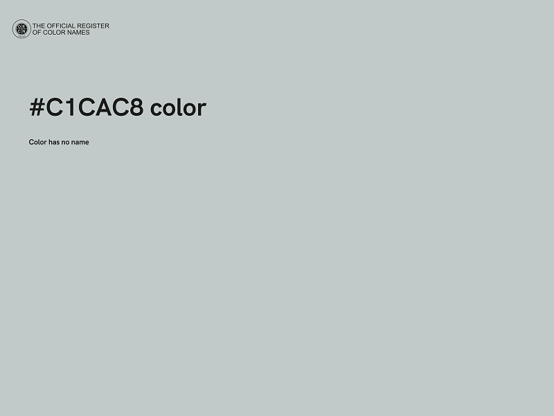 #C1CAC8 color image