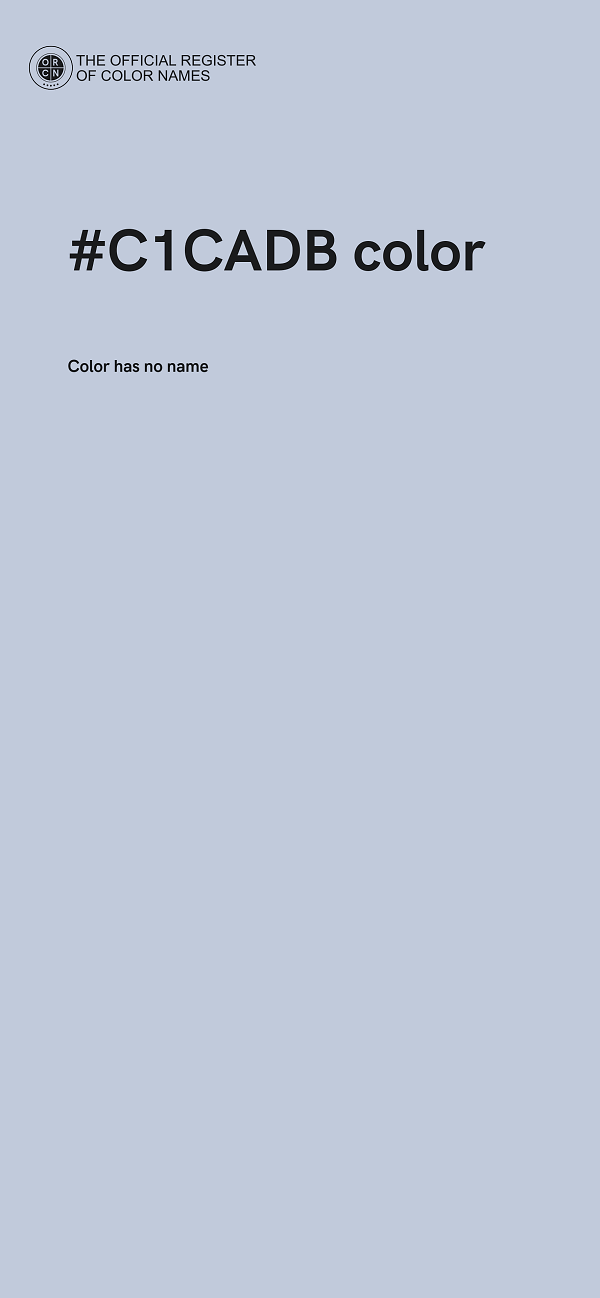 #C1CADB color image