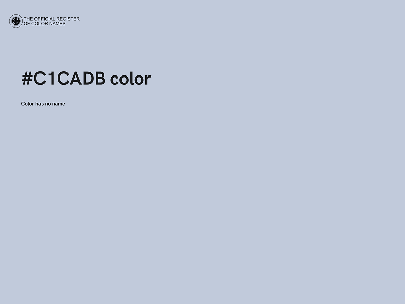 #C1CADB color image