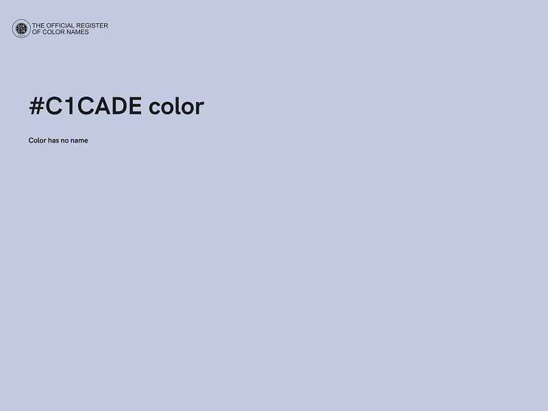 #C1CADE color image