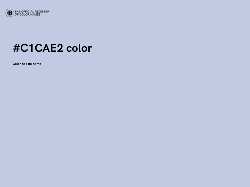 #C1CAE2 color image