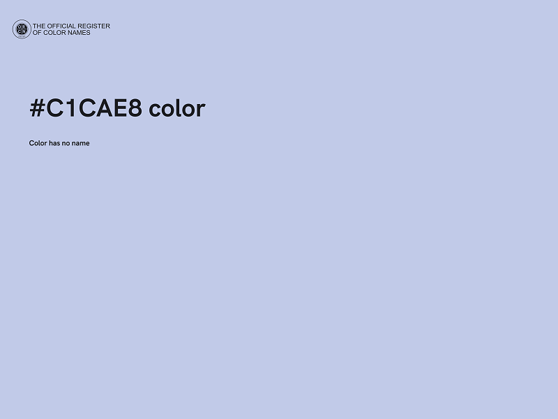 #C1CAE8 color image