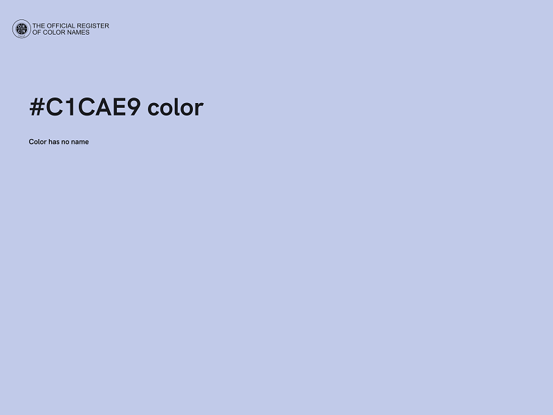 #C1CAE9 color image