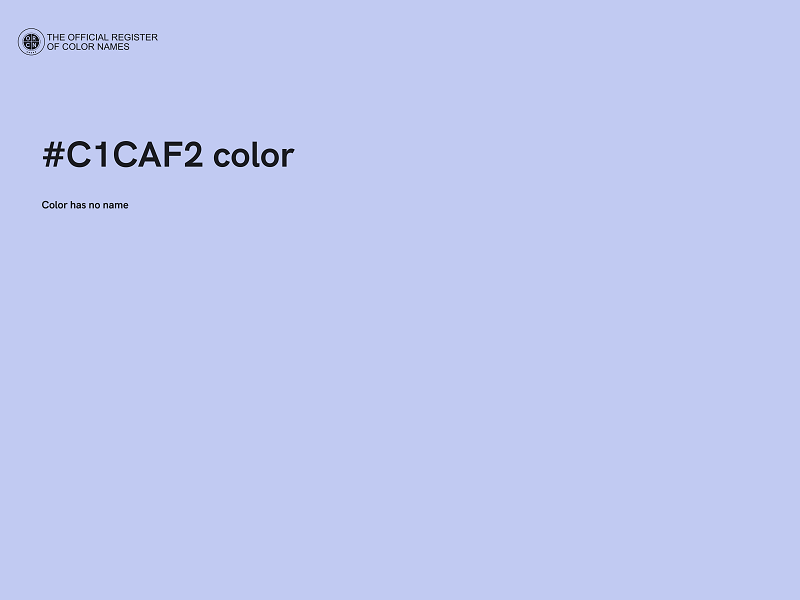 #C1CAF2 color image