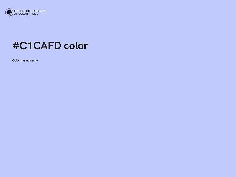 #C1CAFD color image