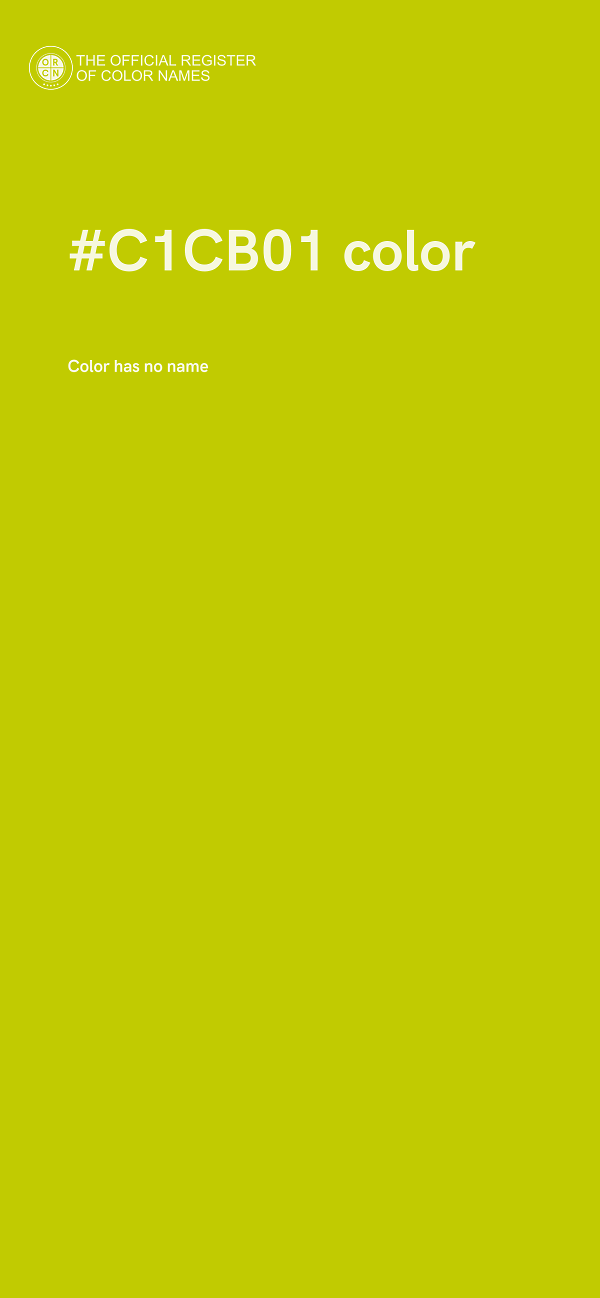 #C1CB01 color image