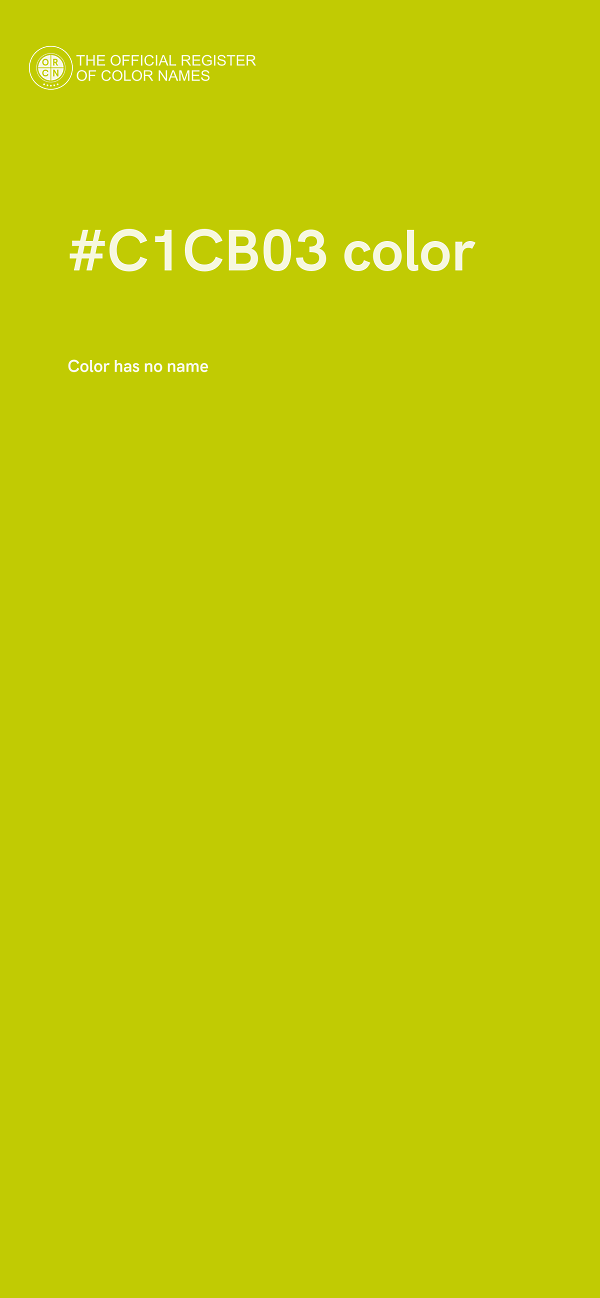 #C1CB03 color image