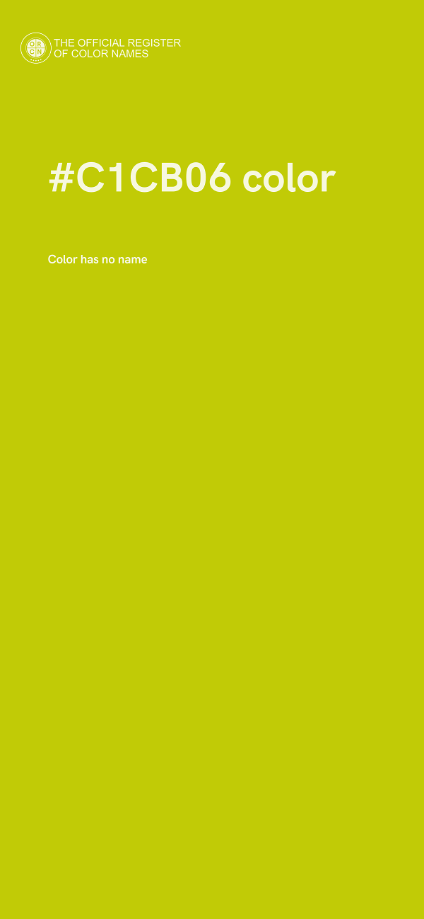 #C1CB06 color image