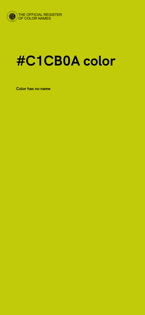 #C1CB0A color image