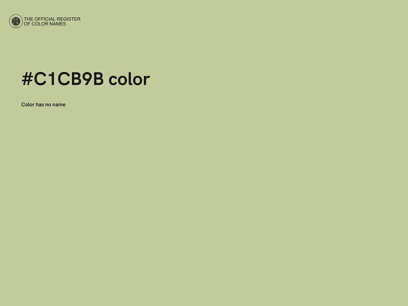 #C1CB9B color image