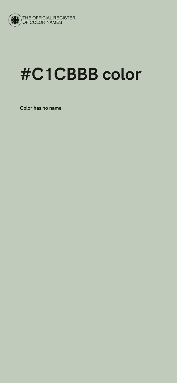#C1CBBB color image