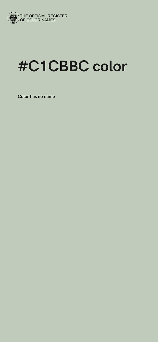 #C1CBBC color image