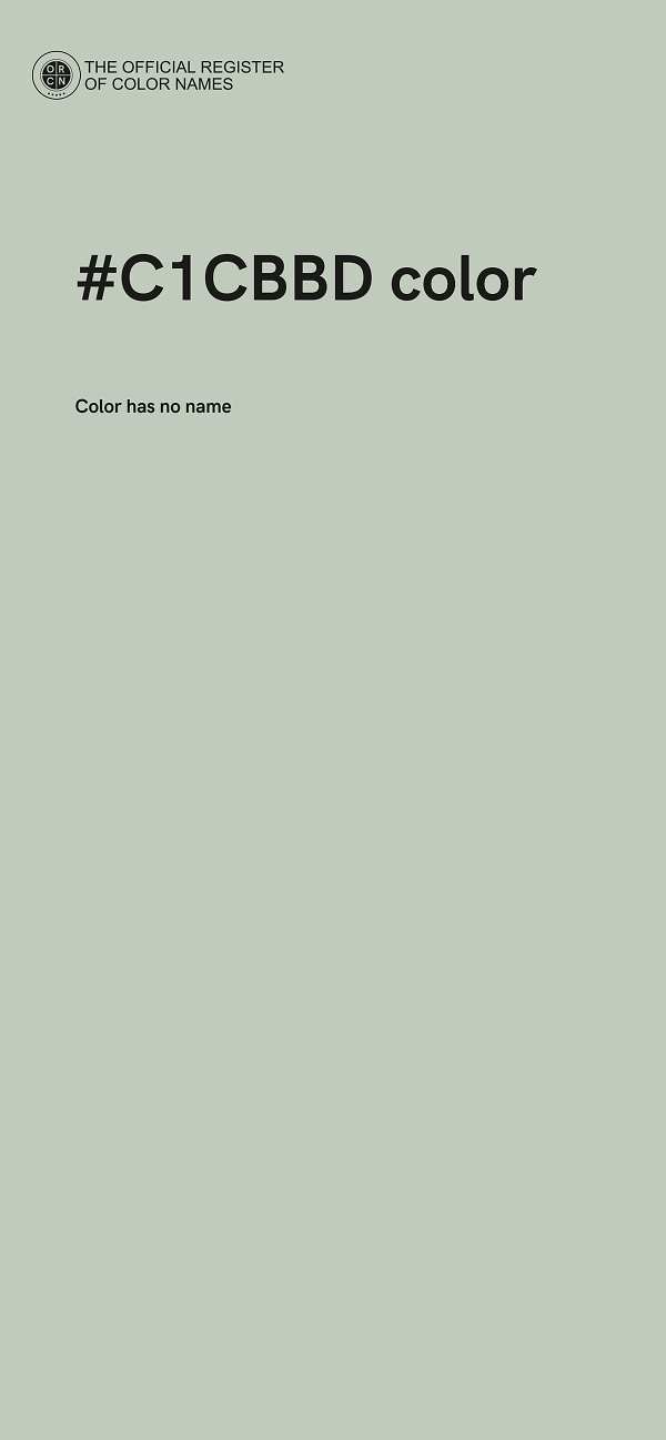 #C1CBBD color image