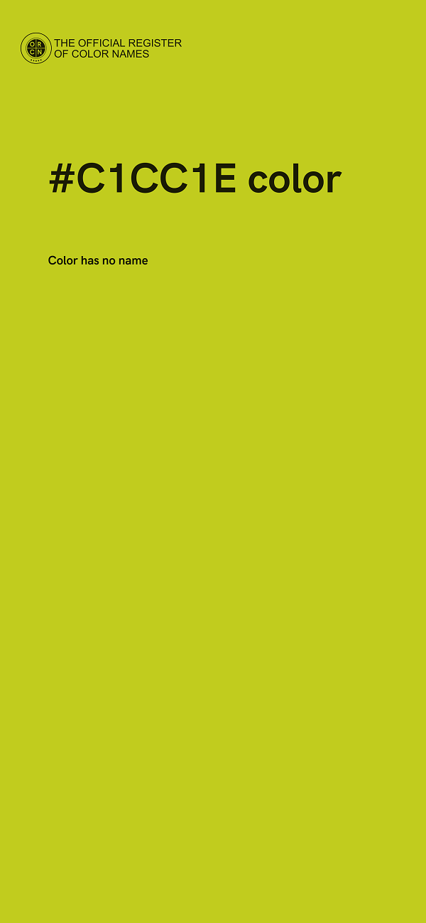 #C1CC1E color image