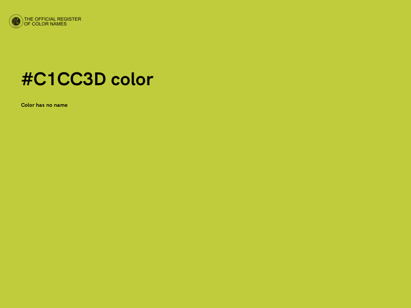 #C1CC3D color image