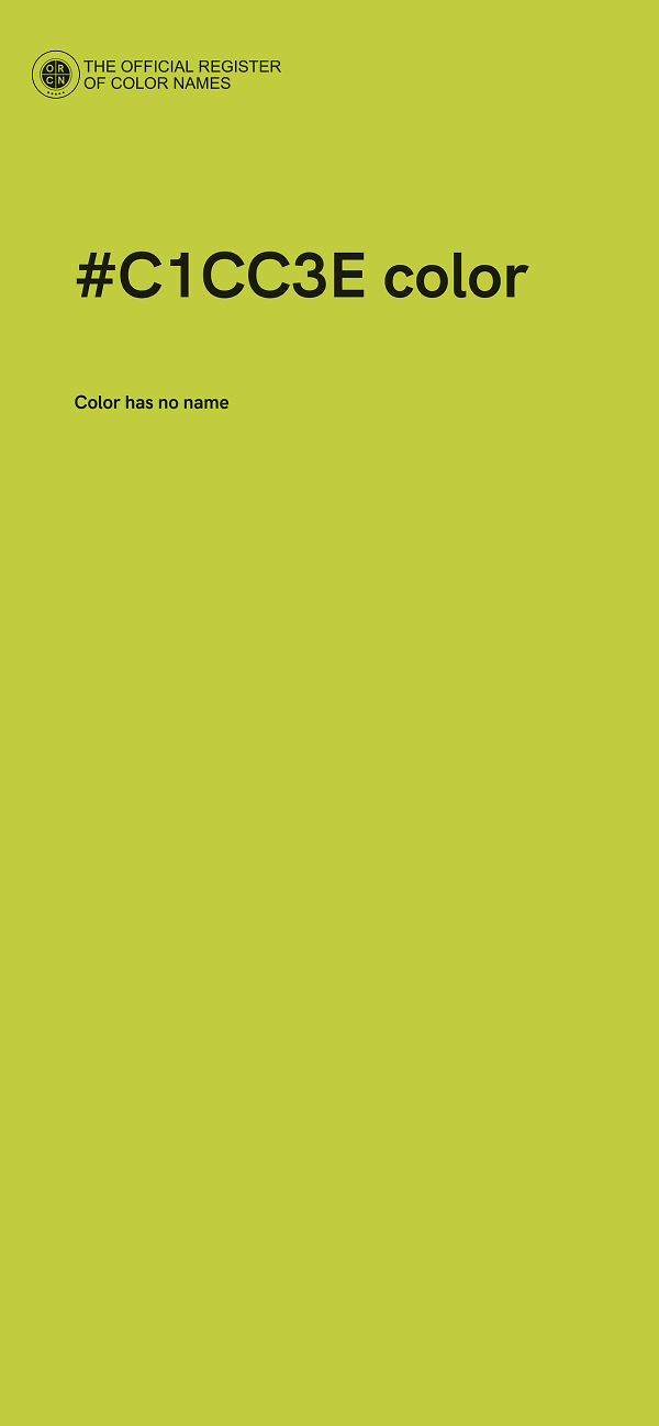 #C1CC3E color image