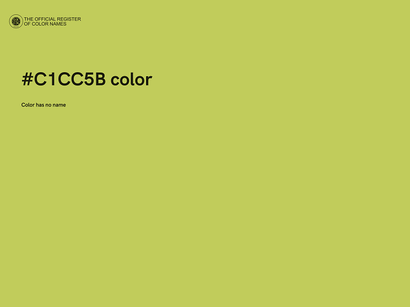 #C1CC5B color image