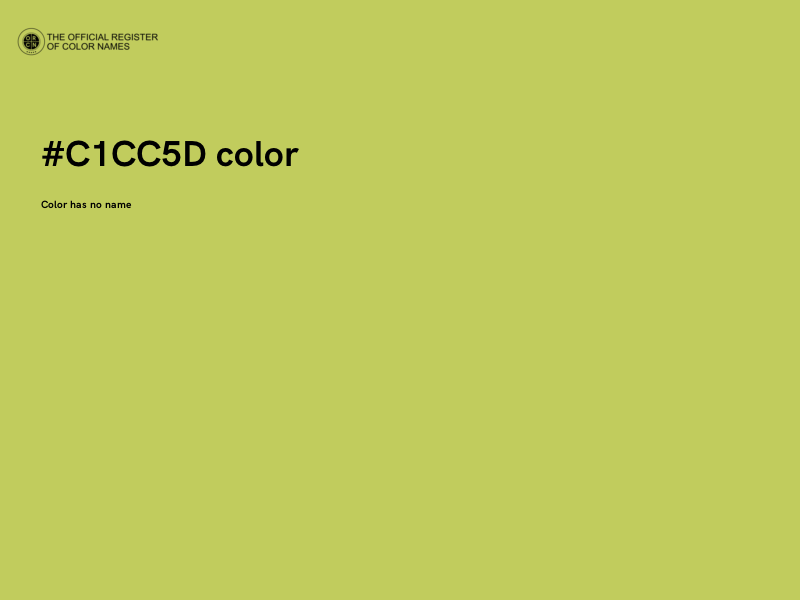 #C1CC5D color image