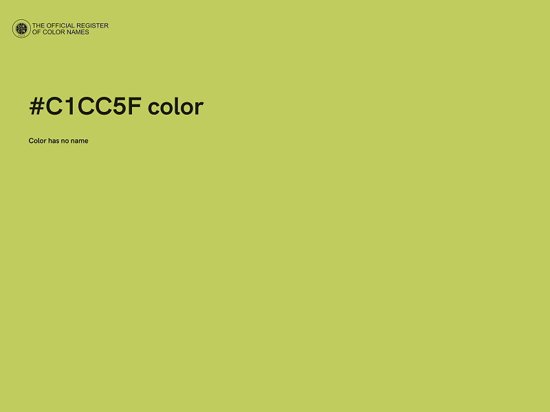 #C1CC5F color image