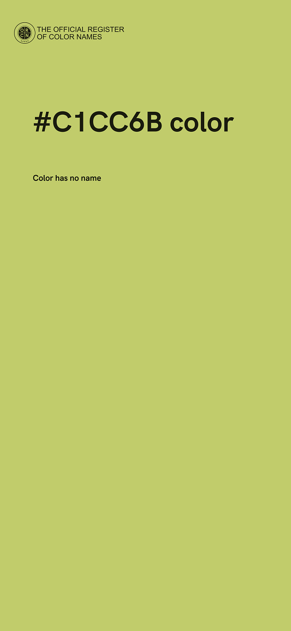 #C1CC6B color image