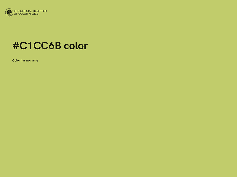 #C1CC6B color image
