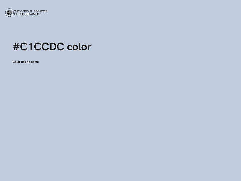 #C1CCDC color image