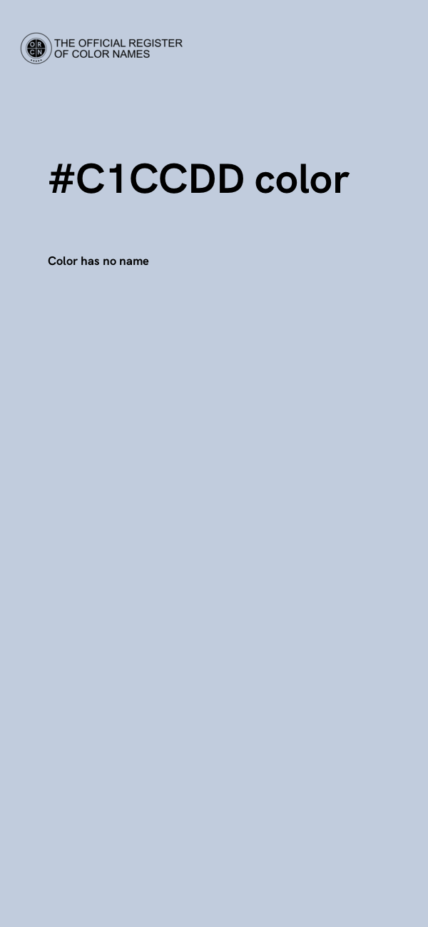 #C1CCDD color image