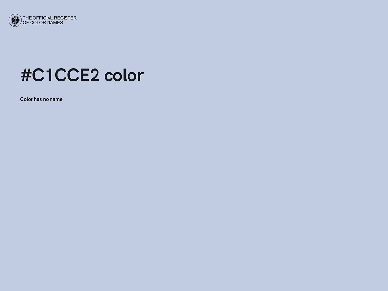 #C1CCE2 color image