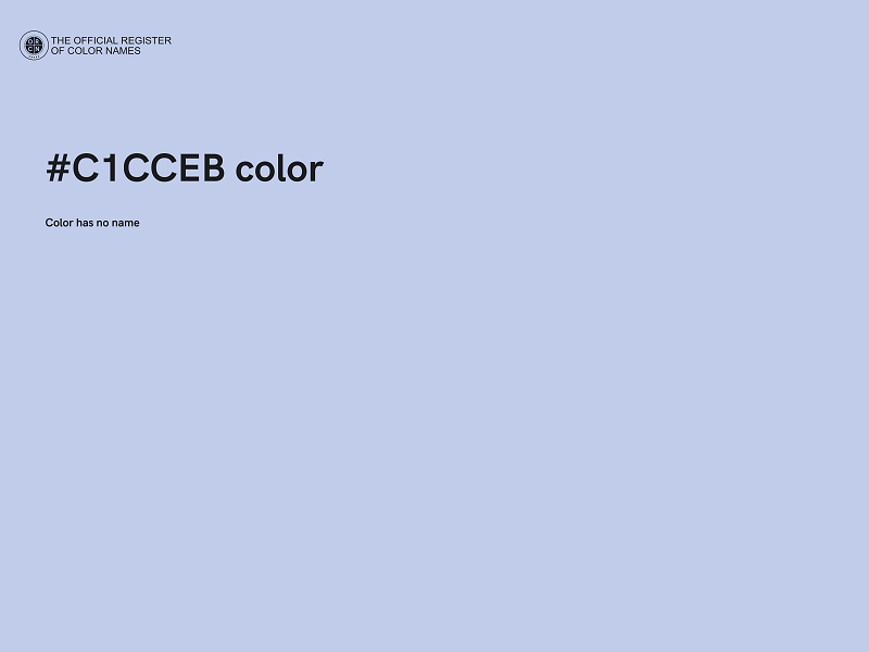 #C1CCEB color image