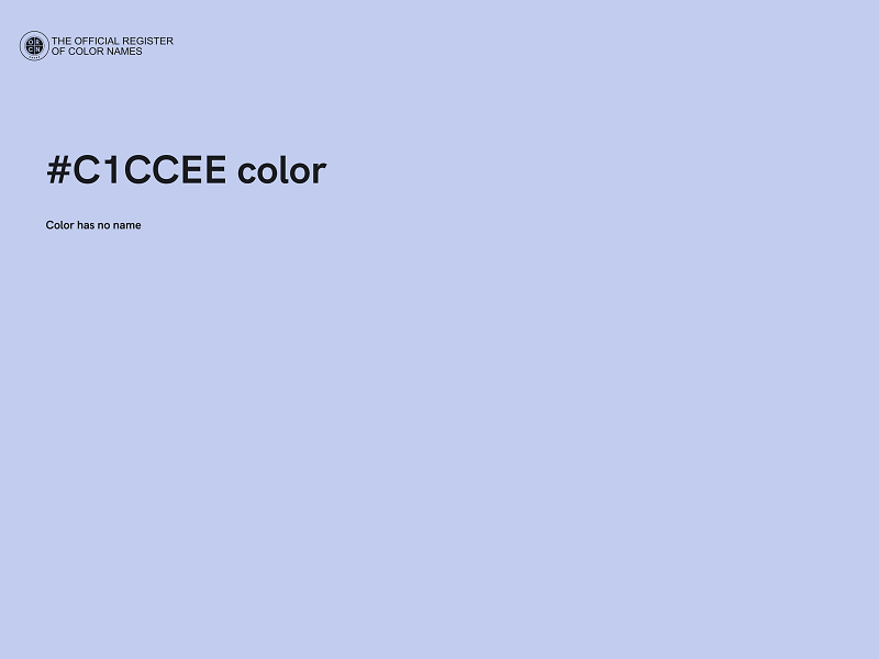 #C1CCEE color image