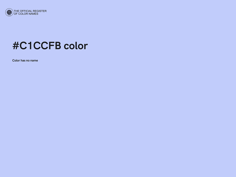 #C1CCFB color image