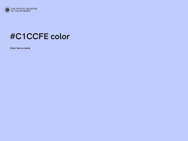 #C1CCFE color image