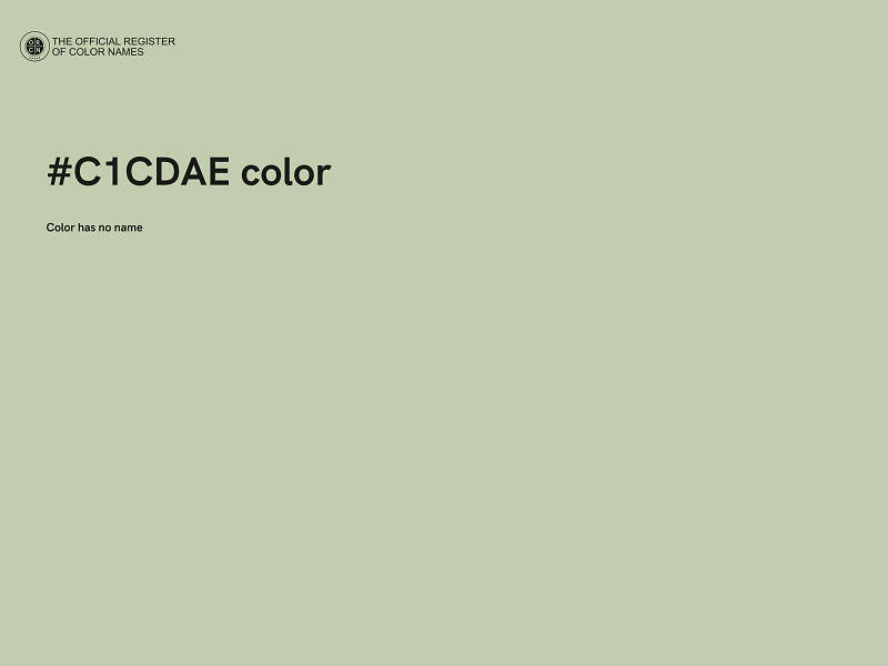 #C1CDAE color image