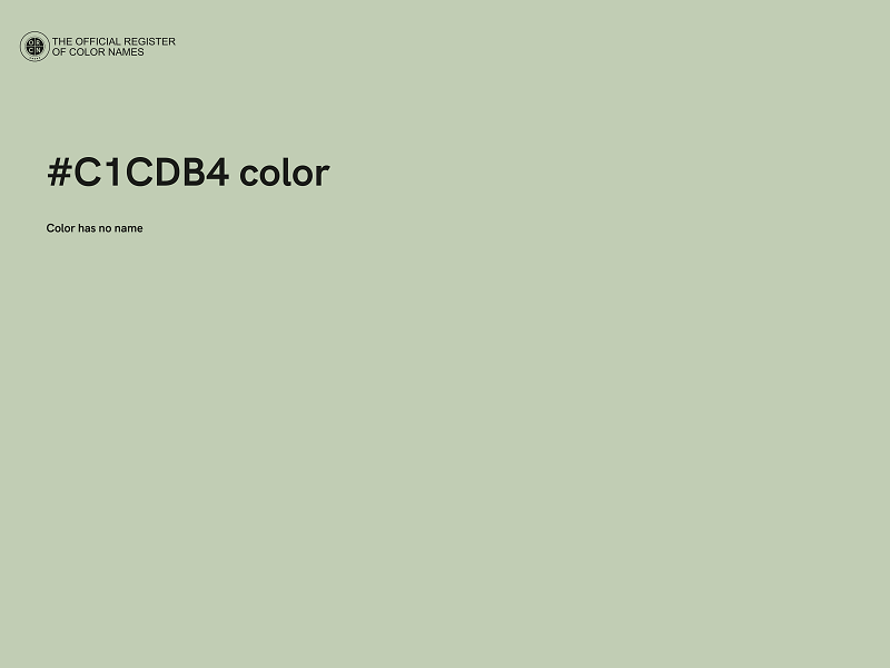 #C1CDB4 color image