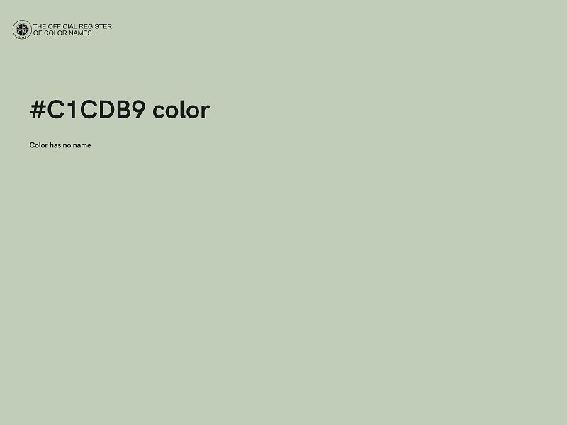 #C1CDB9 color image