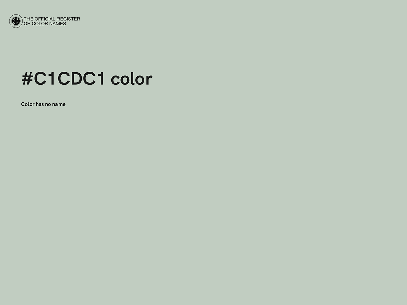 #C1CDC1 color image