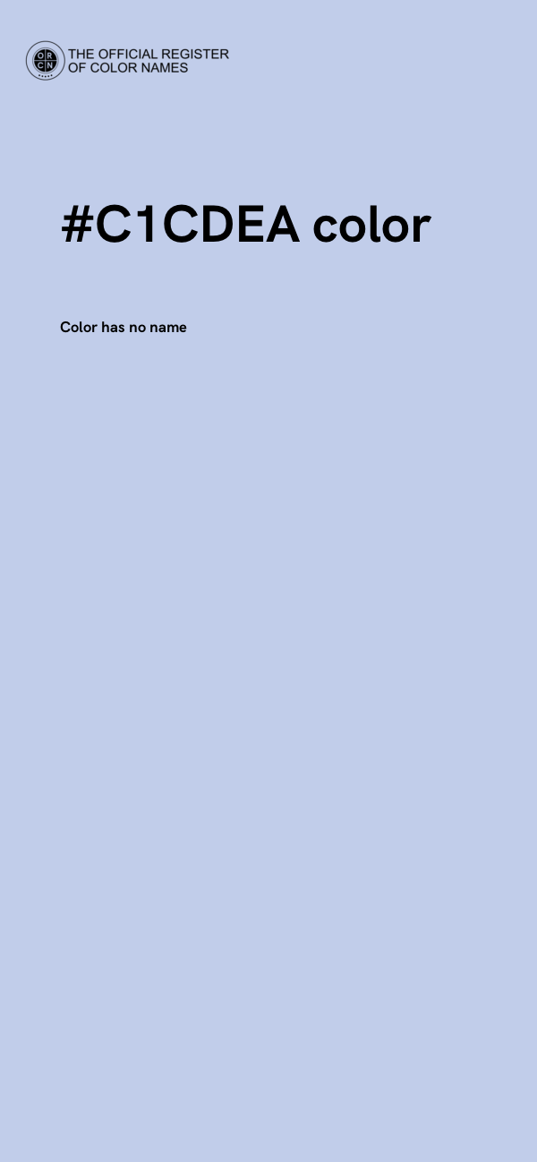 #C1CDEA color image