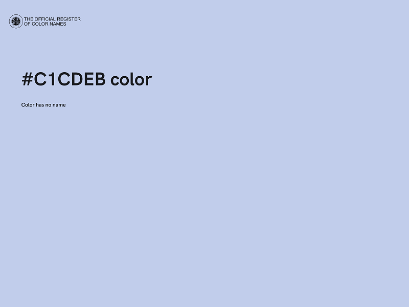 #C1CDEB color image