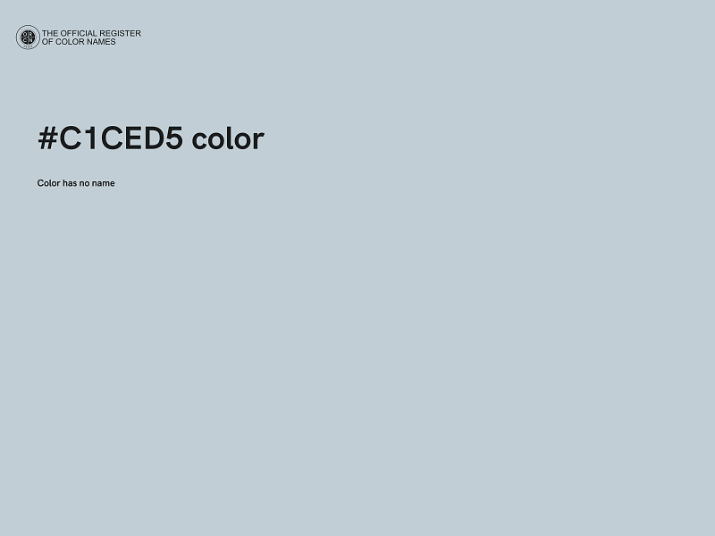 #C1CED5 color image