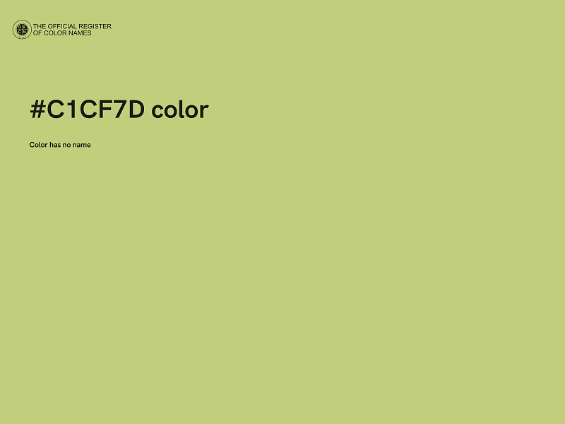 #C1CF7D color image