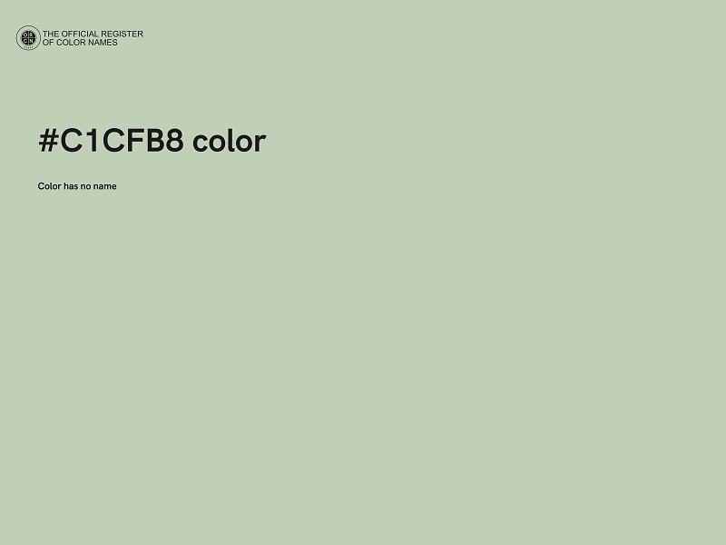 #C1CFB8 color image