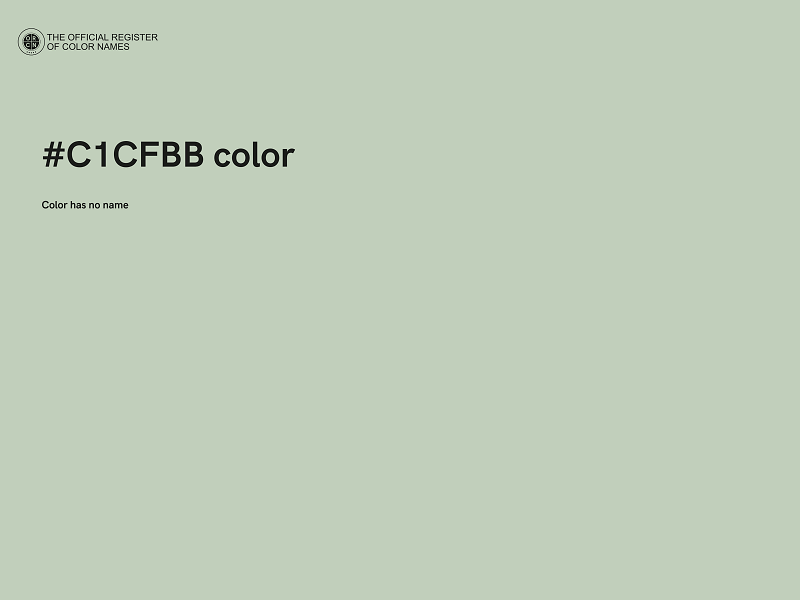 #C1CFBB color image