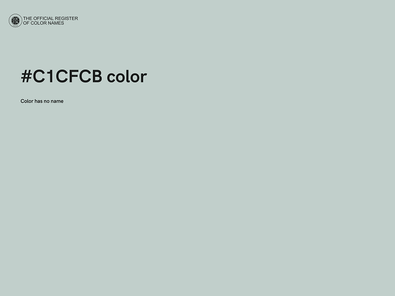 #C1CFCB color image