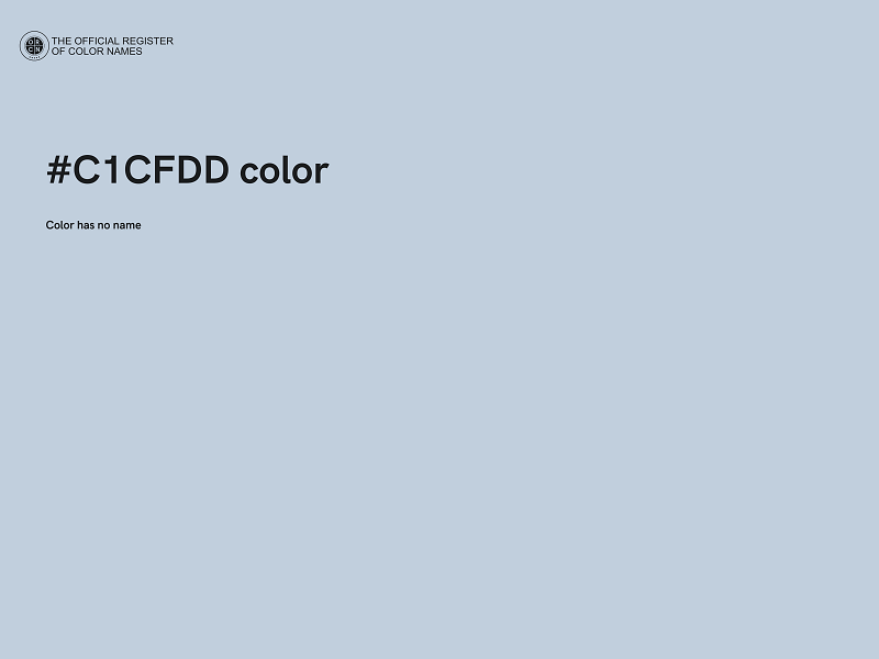 #C1CFDD color image