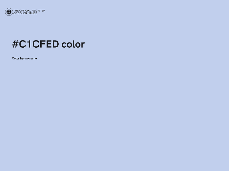 #C1CFED color image
