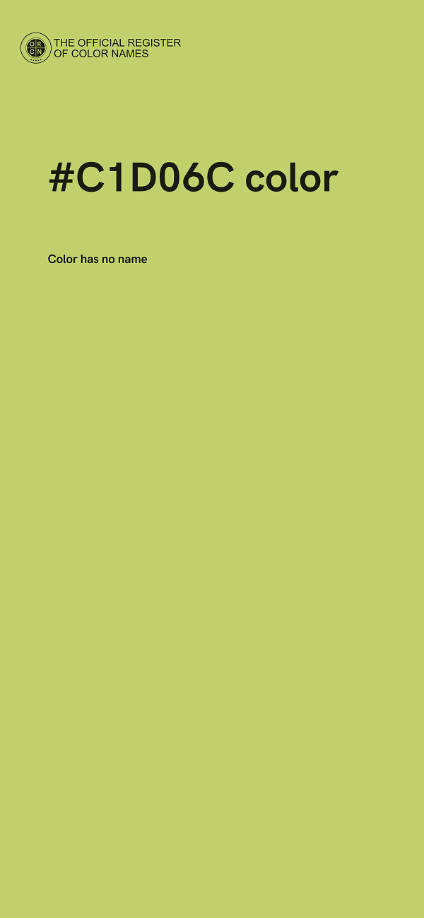#C1D06C color image