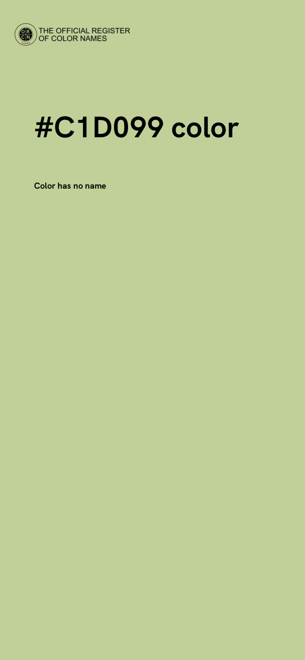 #C1D099 color image